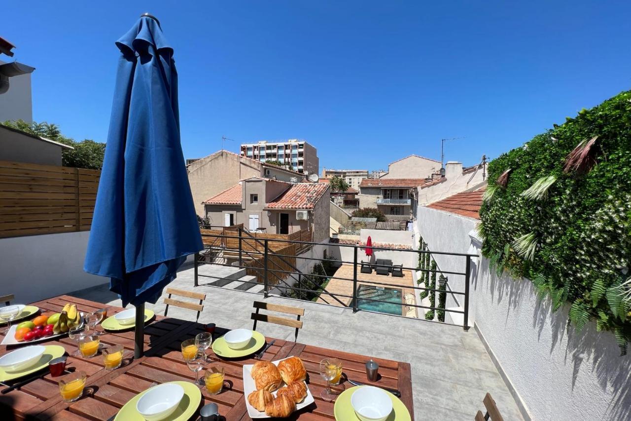Le Tropical Piscine Et Terrasse Centre-Ville Marsilya Dış mekan fotoğraf