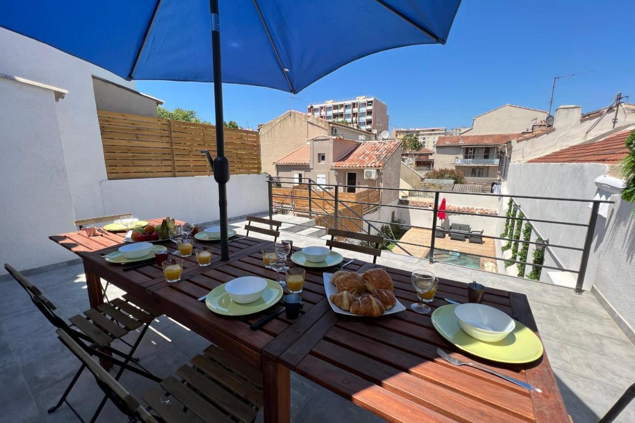 Le Tropical Piscine Et Terrasse Centre-Ville Marsilya Dış mekan fotoğraf